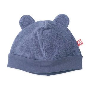 Zutano Cozie Fleece Hat Beanie 18 months Denim Navy Blue